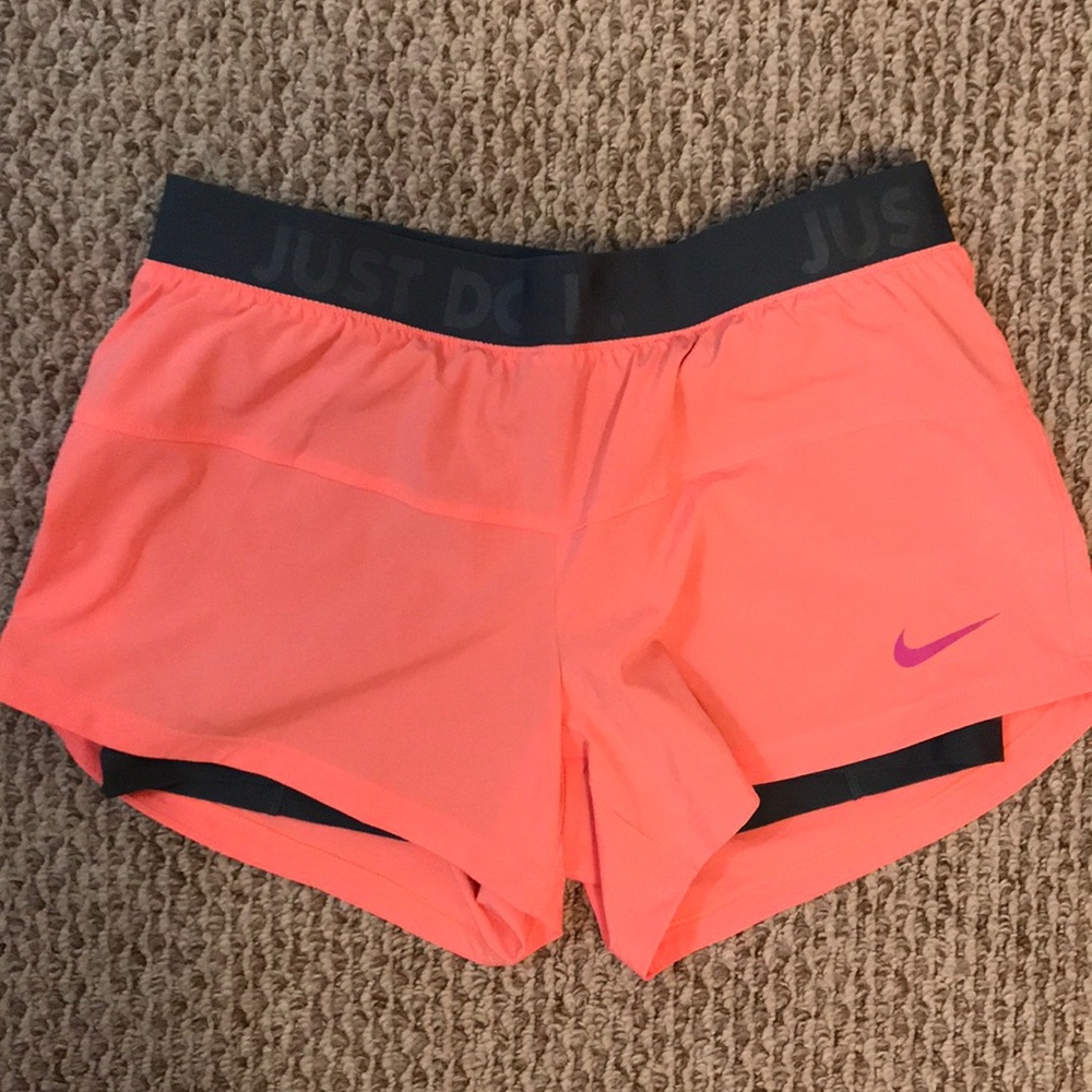 Nike 2-in-1 compression lined running shorts